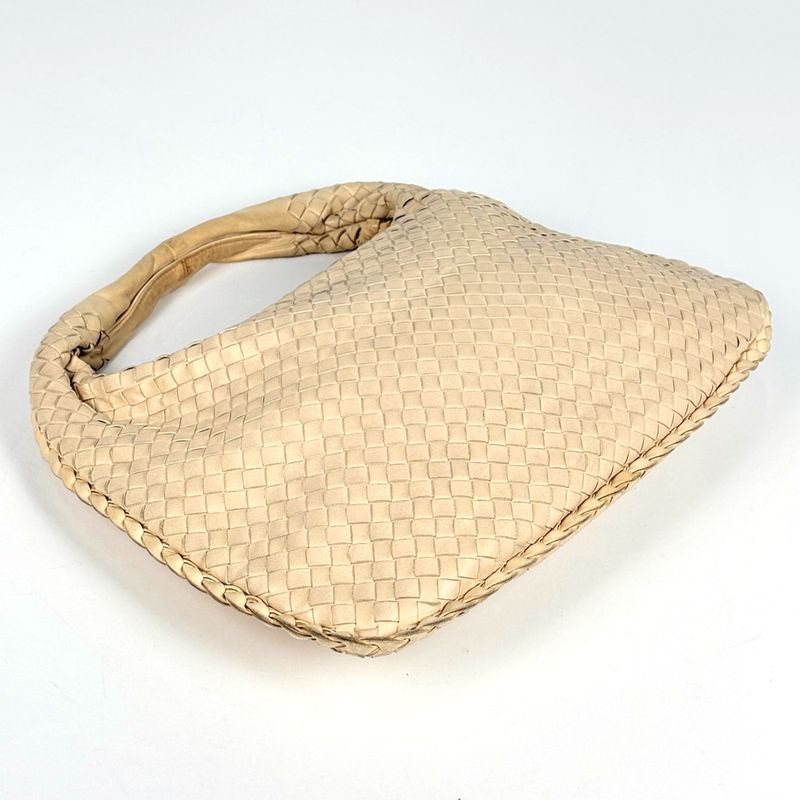 Bottega Veneta Intrecciato Shoulder Bag Hobo Leather