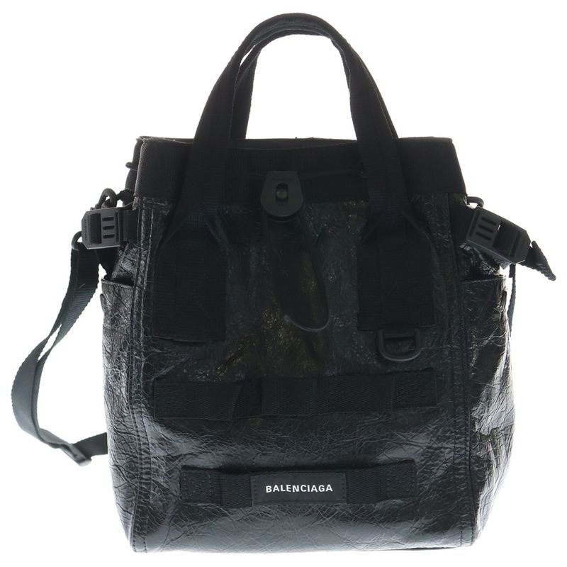 Balenciaga Army Small Tote 2-Way Shoulder Bag Black