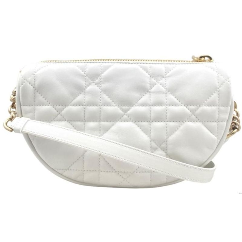 Dior Small Hobo Bag Handbag Cannage M7200 Onoa 879 Gold Hardware