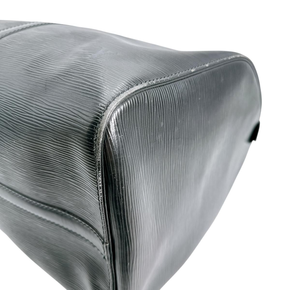 Louis Vuitton Epi Travel Bag Keepall 50 Boston Bag Black