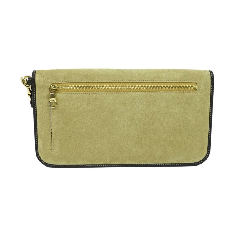 Loewe Travel Organizer Suede Beige 113.61 G10 Pochi Gold Hardware