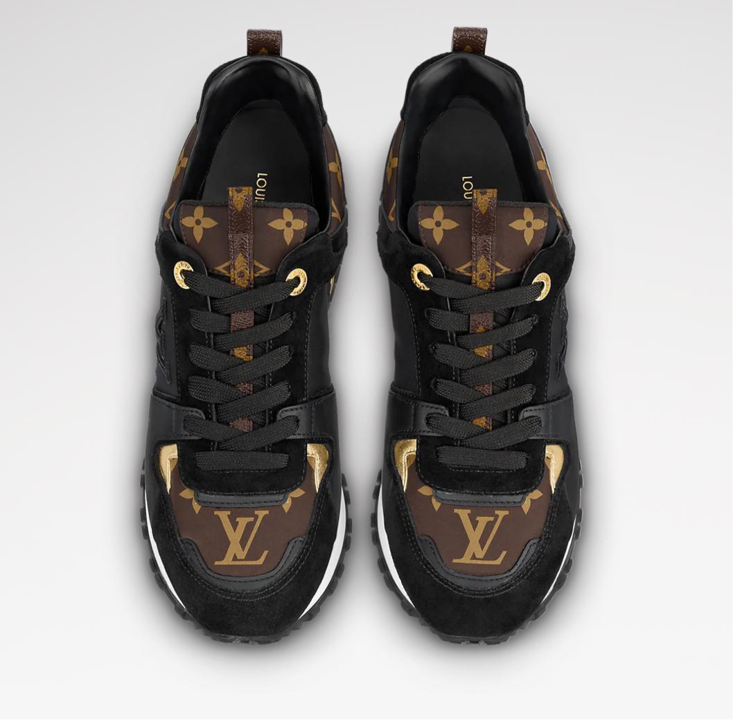 Louis Vuitton Run Away Suede Sneakers