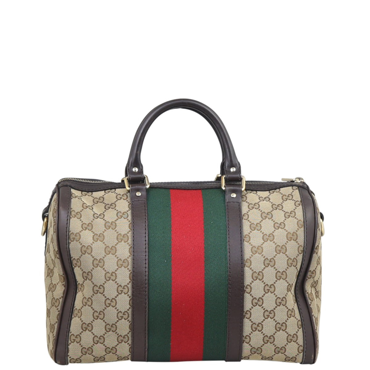 Gucci Vintage Web Original GG Boston Bag Medium