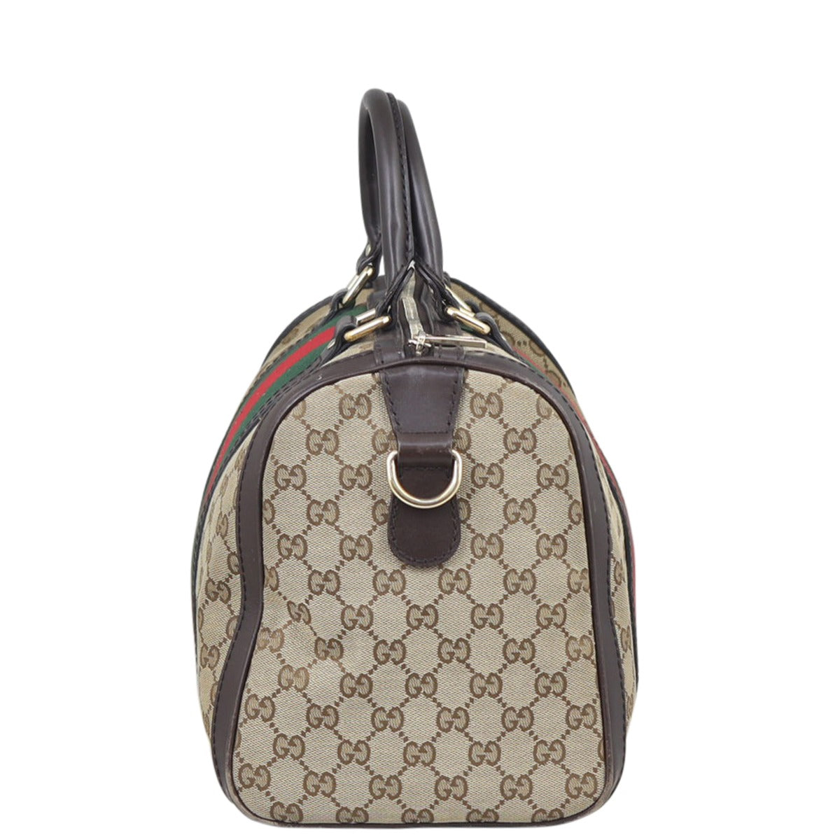 Gucci Vintage Web Original GG Boston Bag Medium