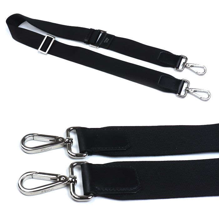 Fendi Mini Travel Zucca Shoulder Bag Black 7 Va552 Unisex