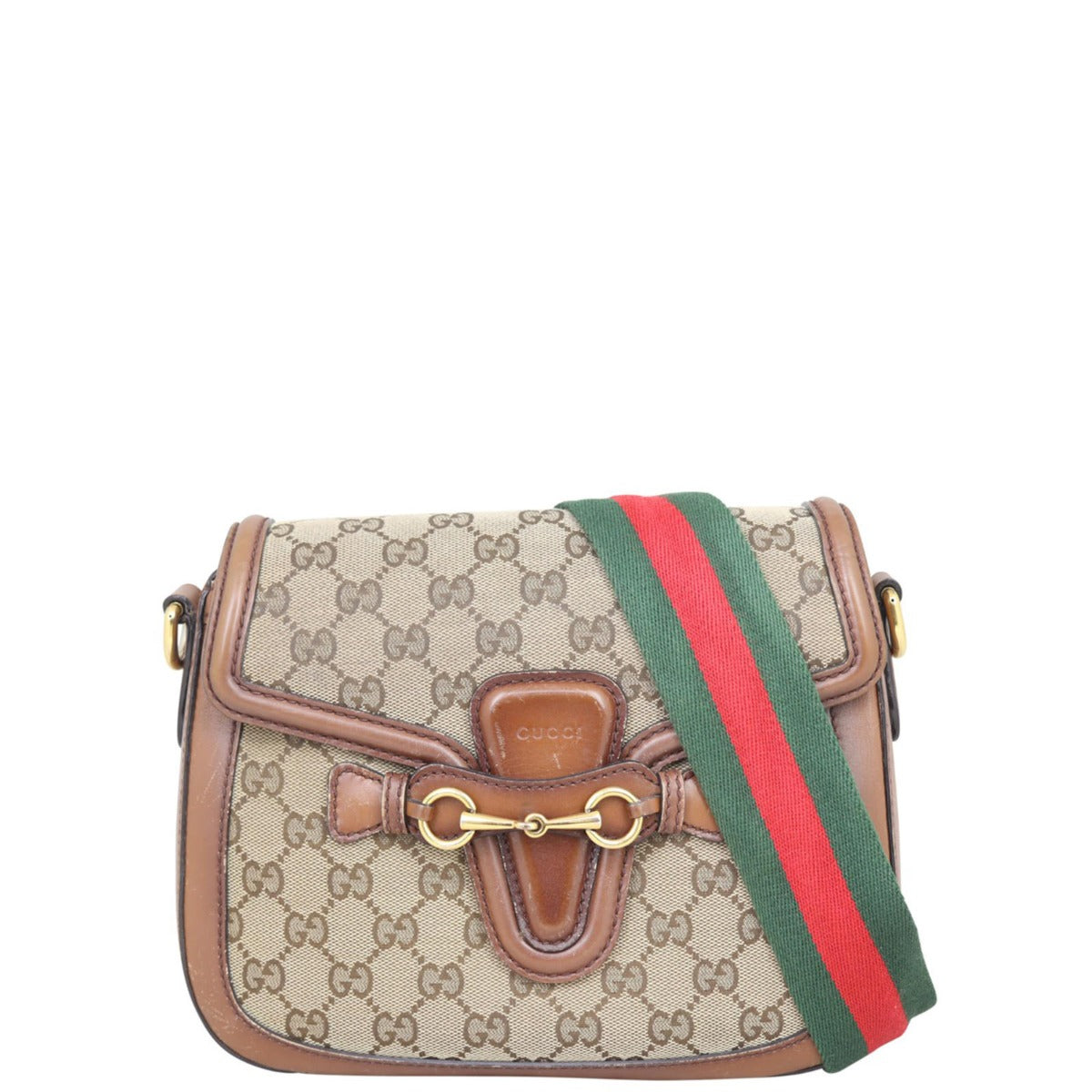 Gucci Original GG Lady Web Shoulder Bag