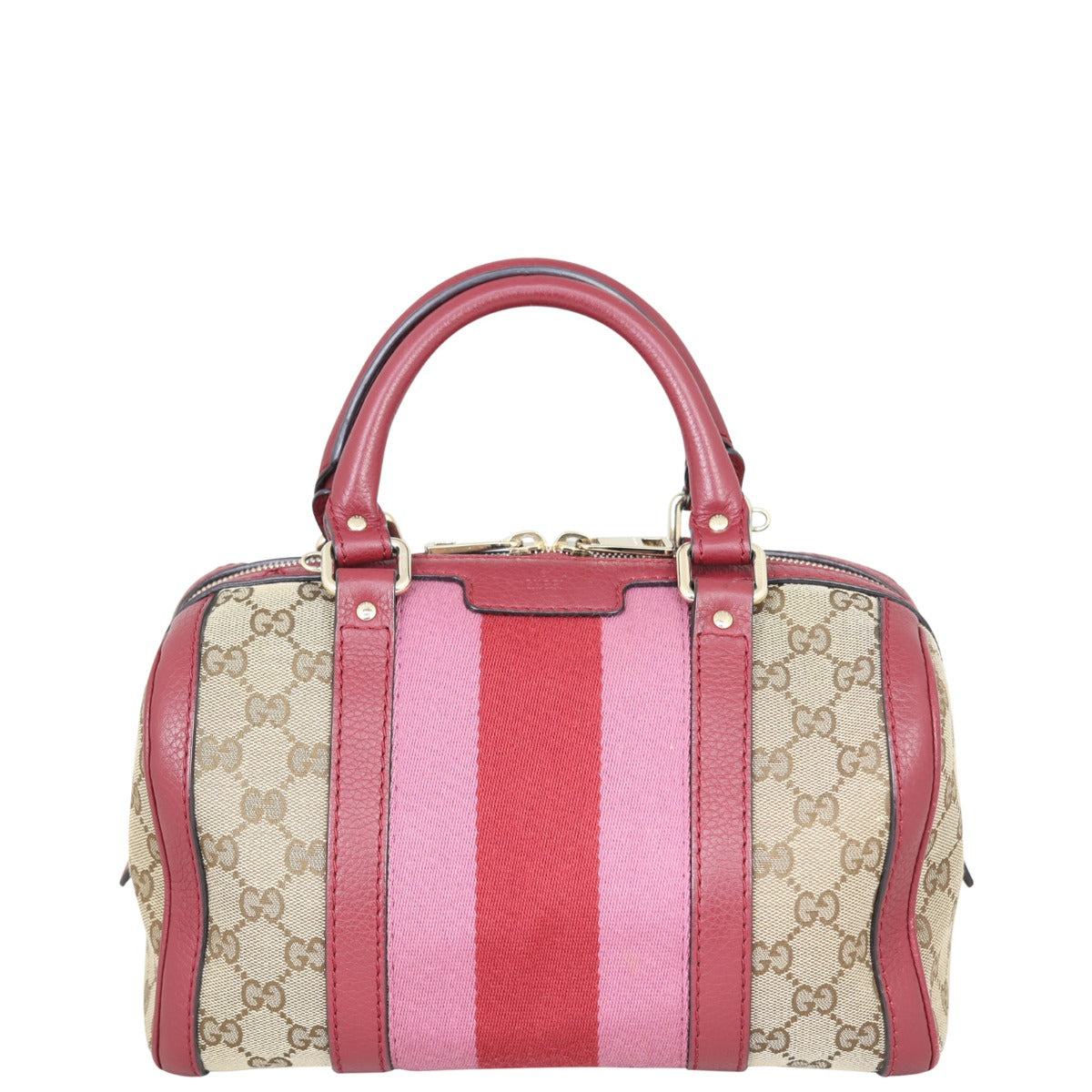 Gucci Vintage Web Original GG Boston Bag Small
