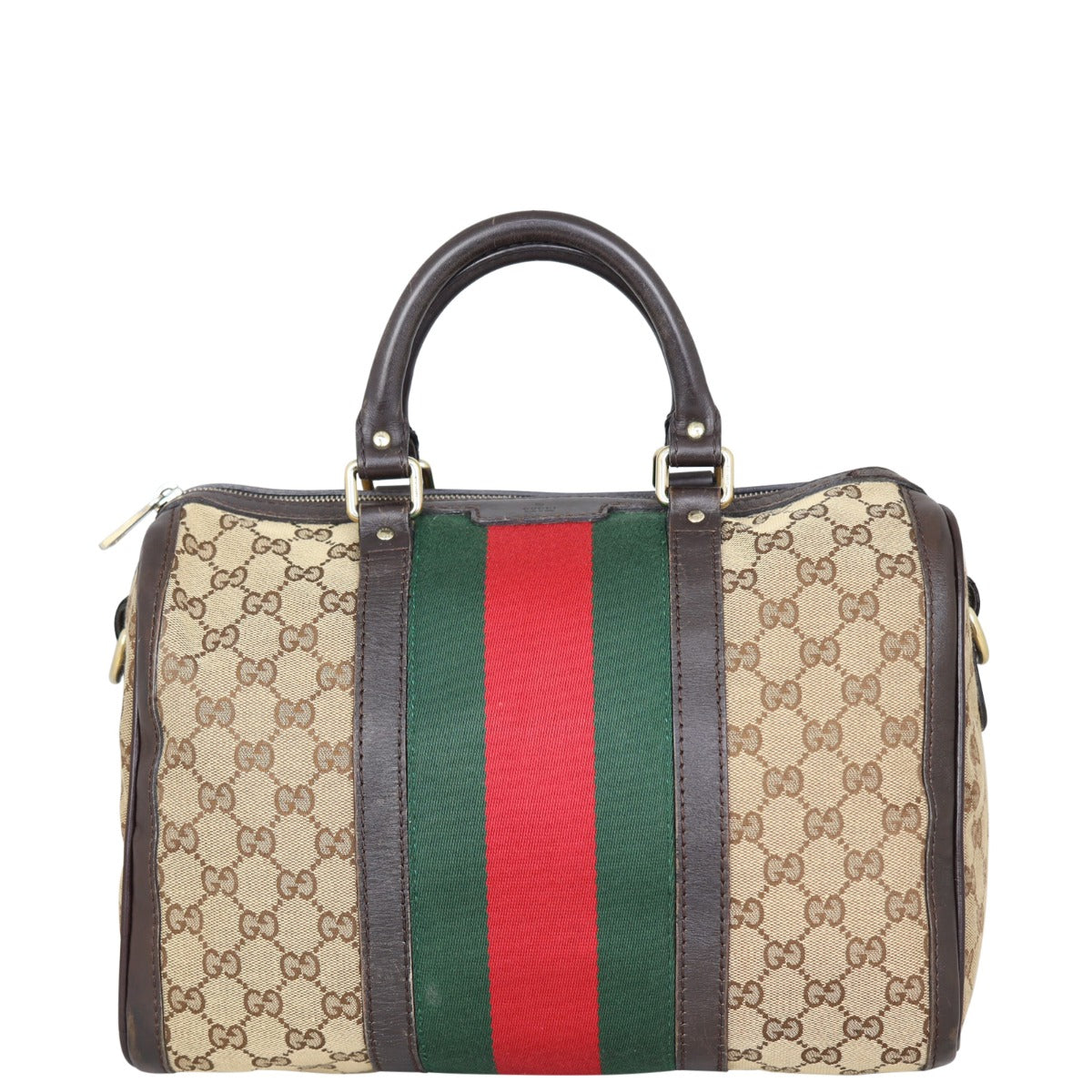 Gucci Vintage Web Original GG Boston Bag Medium