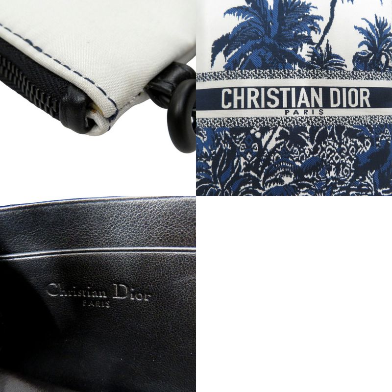 Christian Dior Multifunction Pouch Travel S5494 Sntj Nylon Technical Fabric Blue