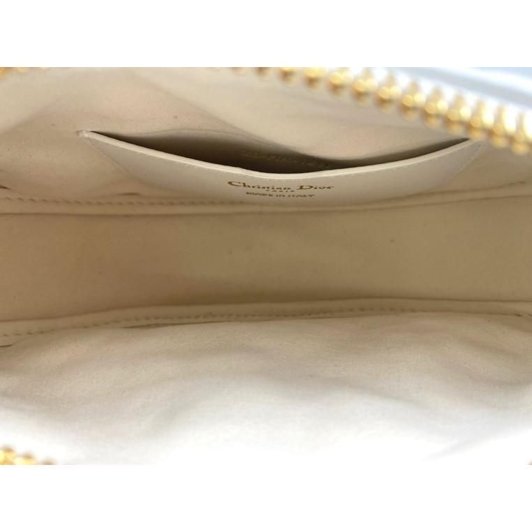 Dior Small Hobo Bag Handbag Cannage M7200 Onoa 879 Gold Hardware