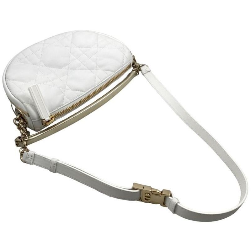 Dior Small Hobo Bag Handbag Cannage M7200 Onoa 879 Gold Hardware