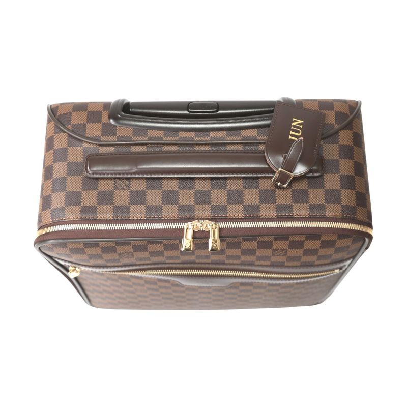Louis Vuitton Damier Travel Bag with Casters Pegase 45 Carry-on Bag