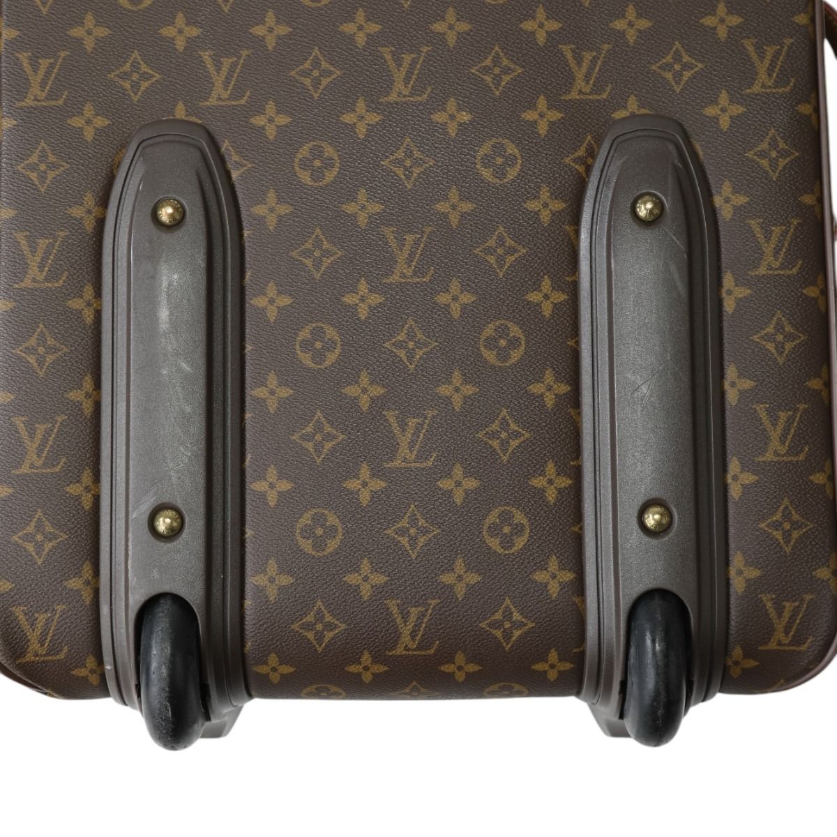 Louis Vuitton Monogram Travel Bag with Wheels Pegase 55 Carry Bag