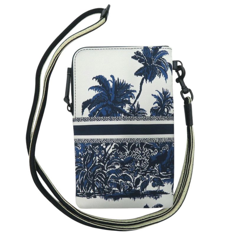 Christian Dior Multifunction Pouch Travel S5494 Sntj Nylon Technical Fabric Blue