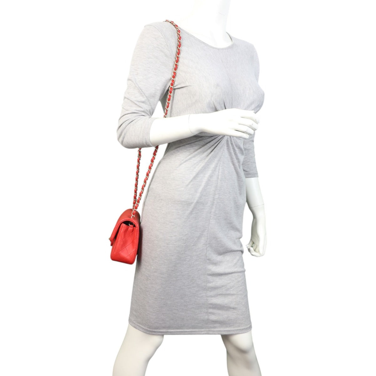 Chanel Classic Flap Mini Rectangular Bag Lambskin