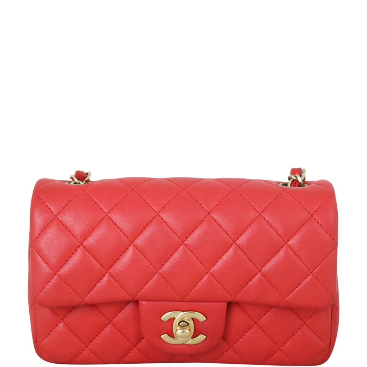 Chanel Classic Flap Mini Rectangular Bag Lambskin