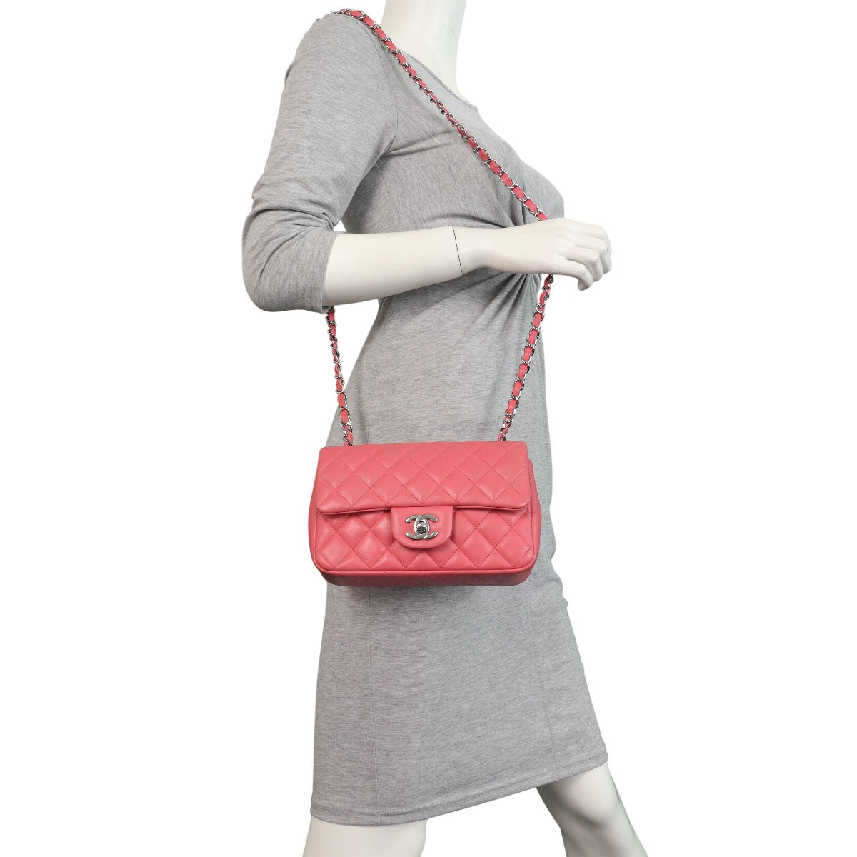 Chanel Classic Flap Mini Rectangular Bag Lambskin