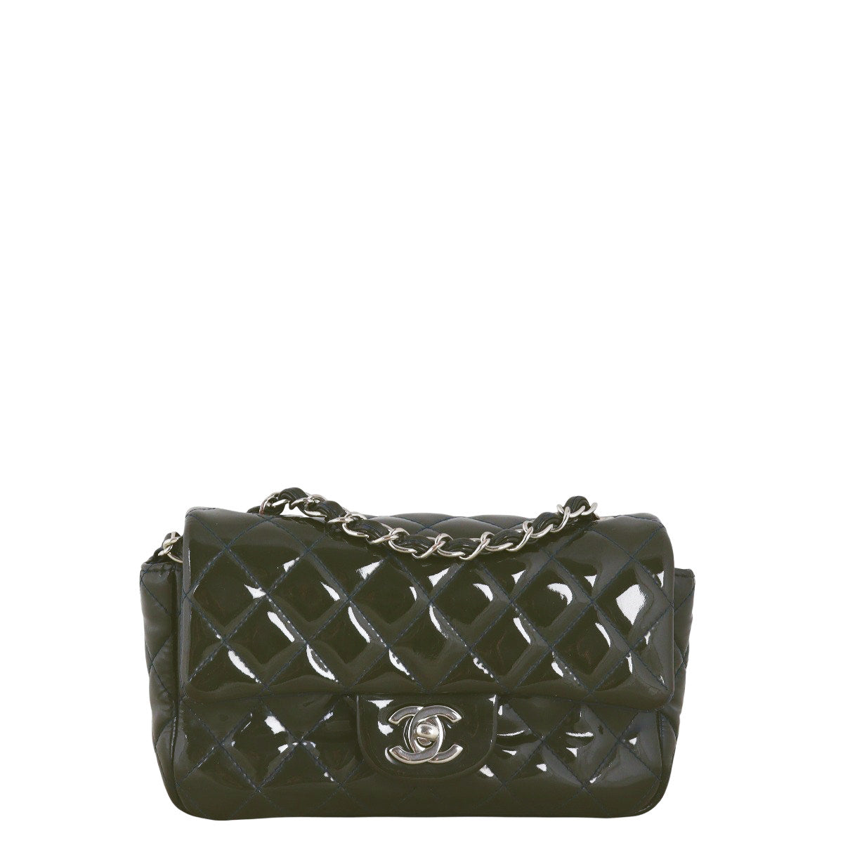 Chanel Classic Flap Mini Rectangular Bag Patent