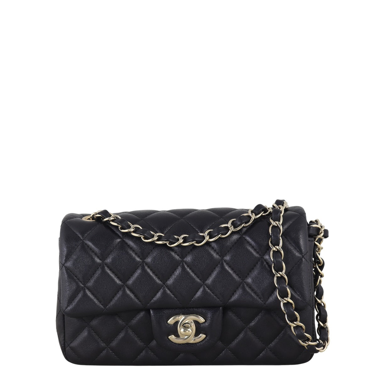 Chanel Classic Flap Mini Rectangular Bag Lambskin