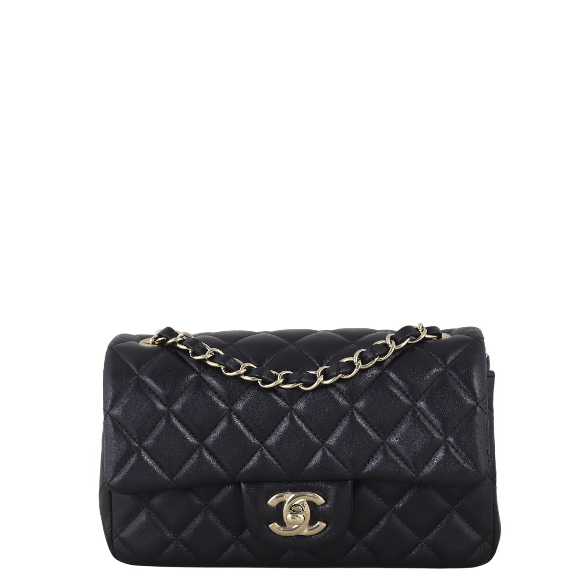 Chanel Classic Flap Mini Rectangular Bag Lambskin