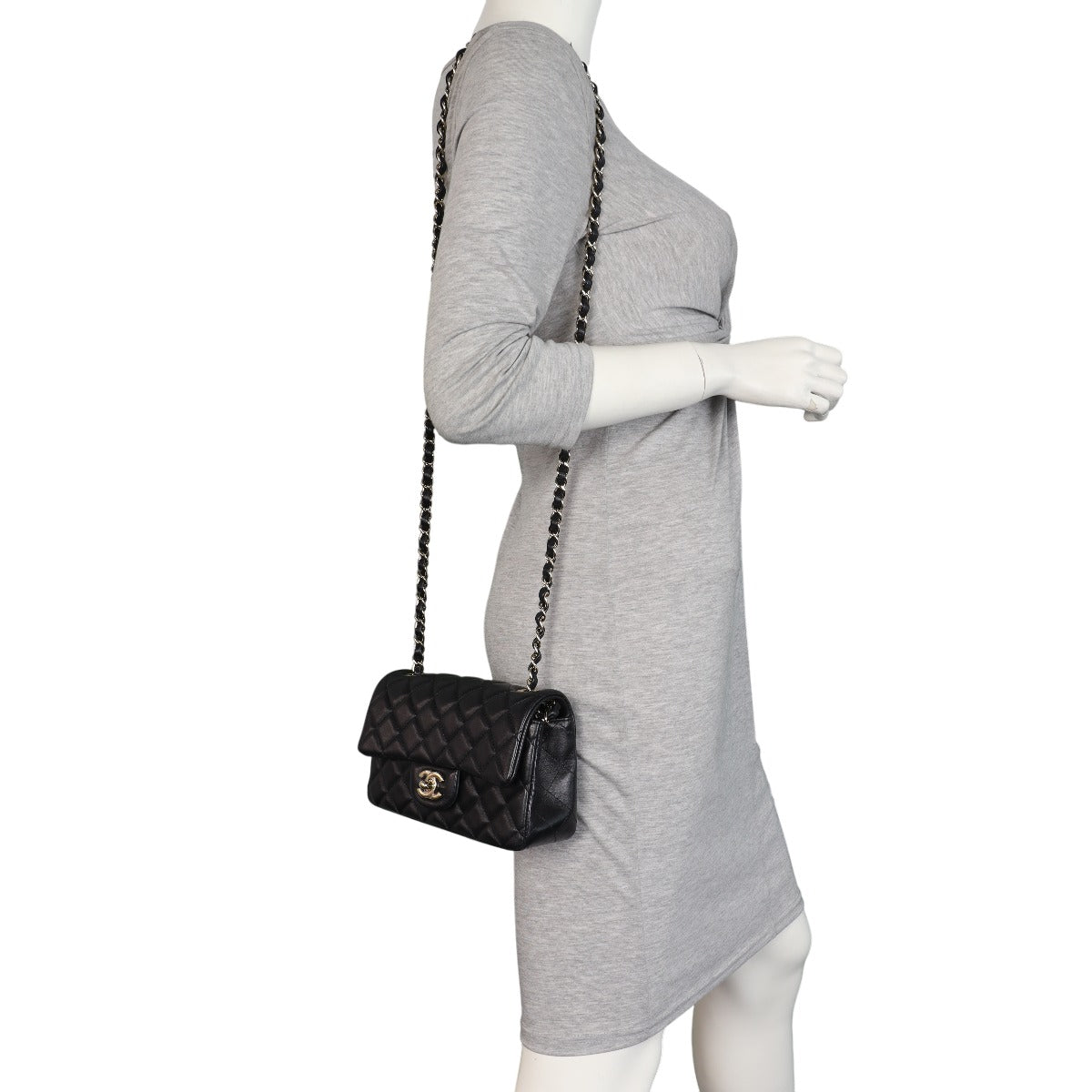 Chanel Classic Flap Mini Rectangular Bag Lambskin