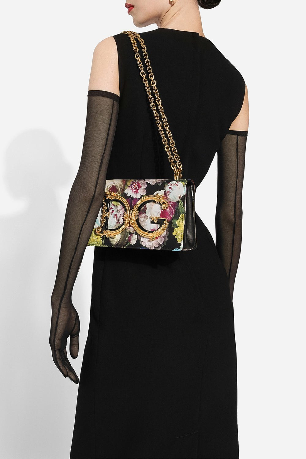 Floral DG Crossbody Bag