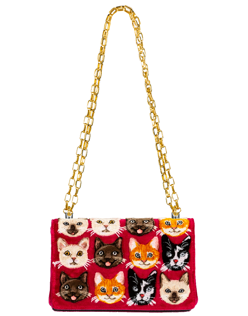 Basico Velvet Shoulder Bag