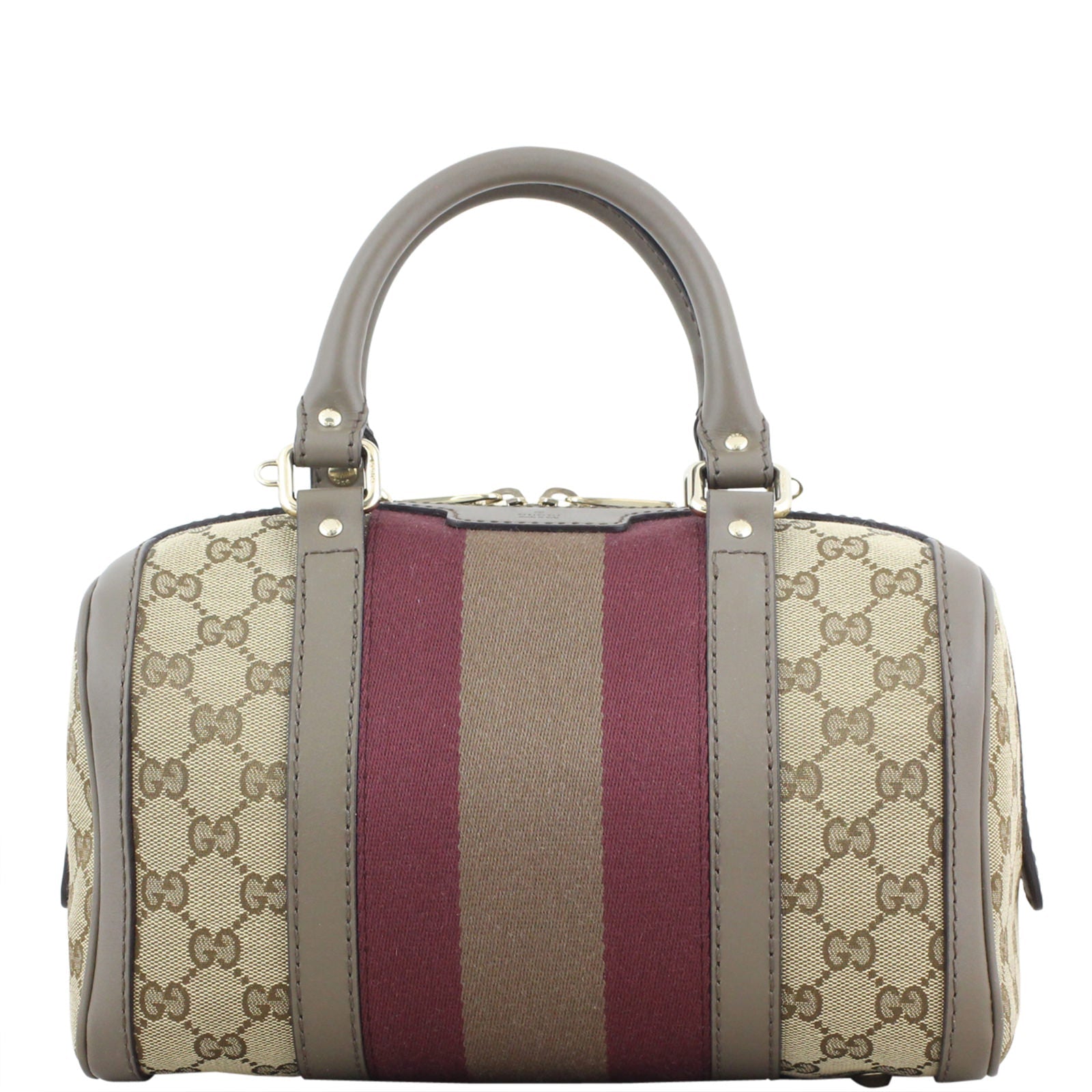 Gucci Vintage Web Original GG Boston Bag Small