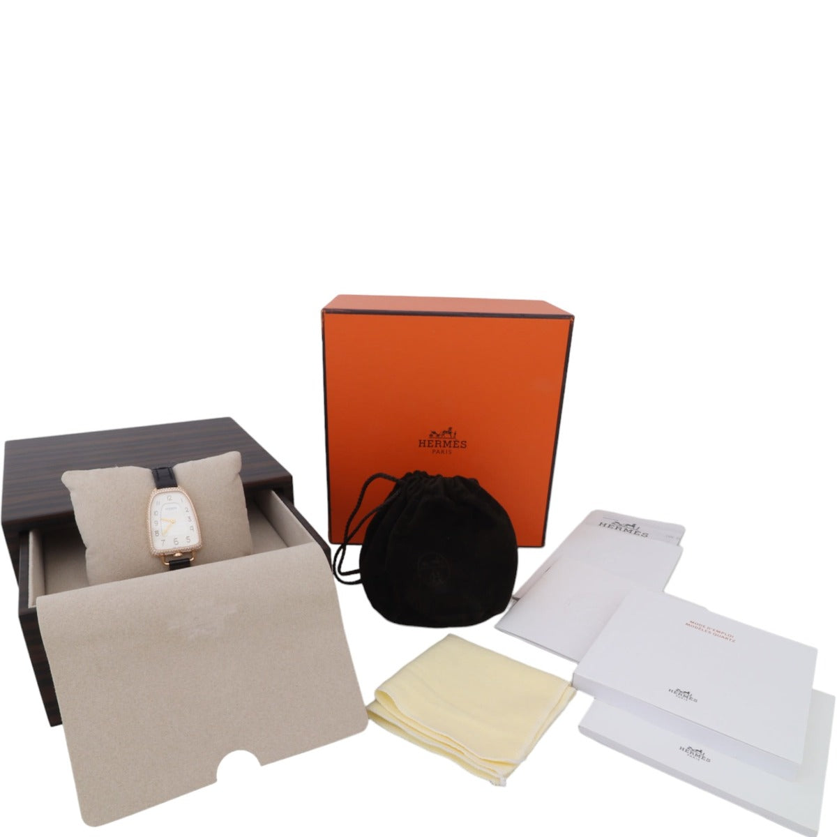 Hermes Galop d’Hermes 40mm Diamond Watch Large