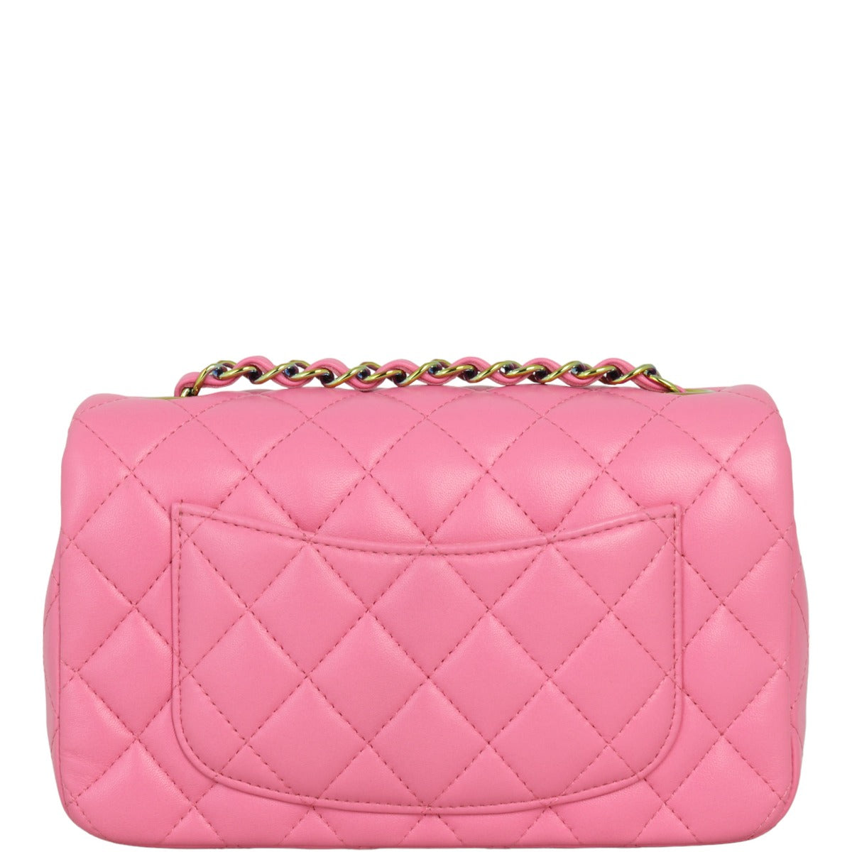 Chanel Classic Flap Mini Rectangular Bag | Pink