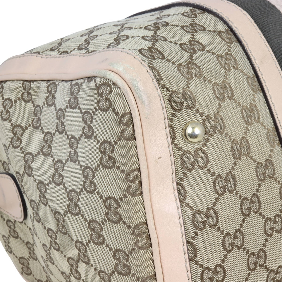 Gucci Vintage Web Original GG Boston Bag Medium