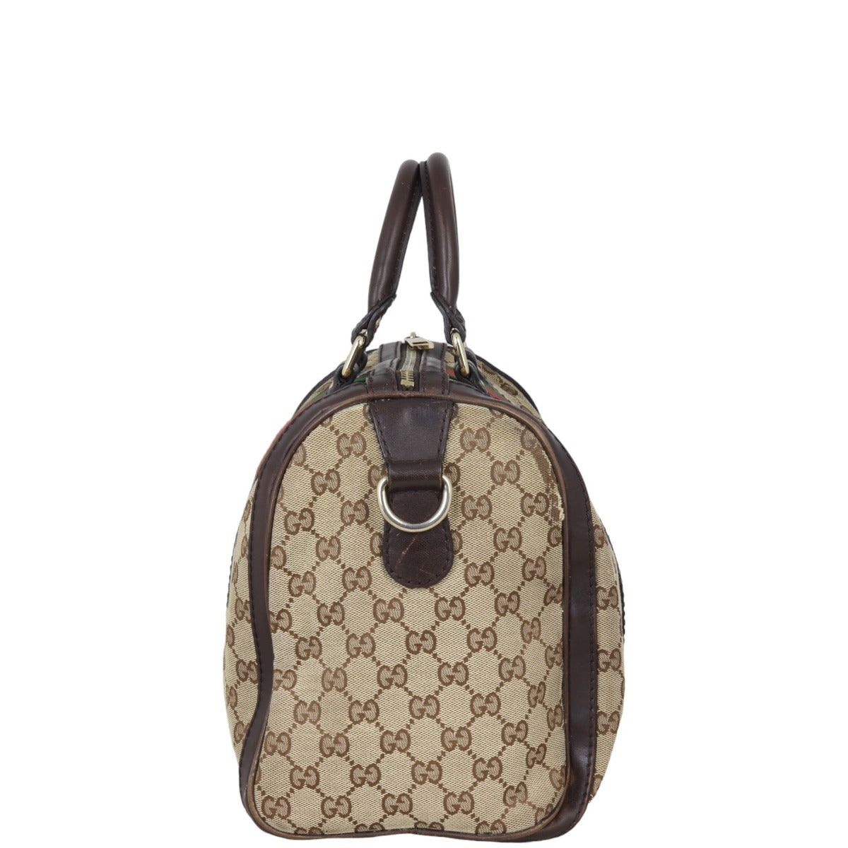 Gucci Vintage Web Original GG Boston Bag Medium