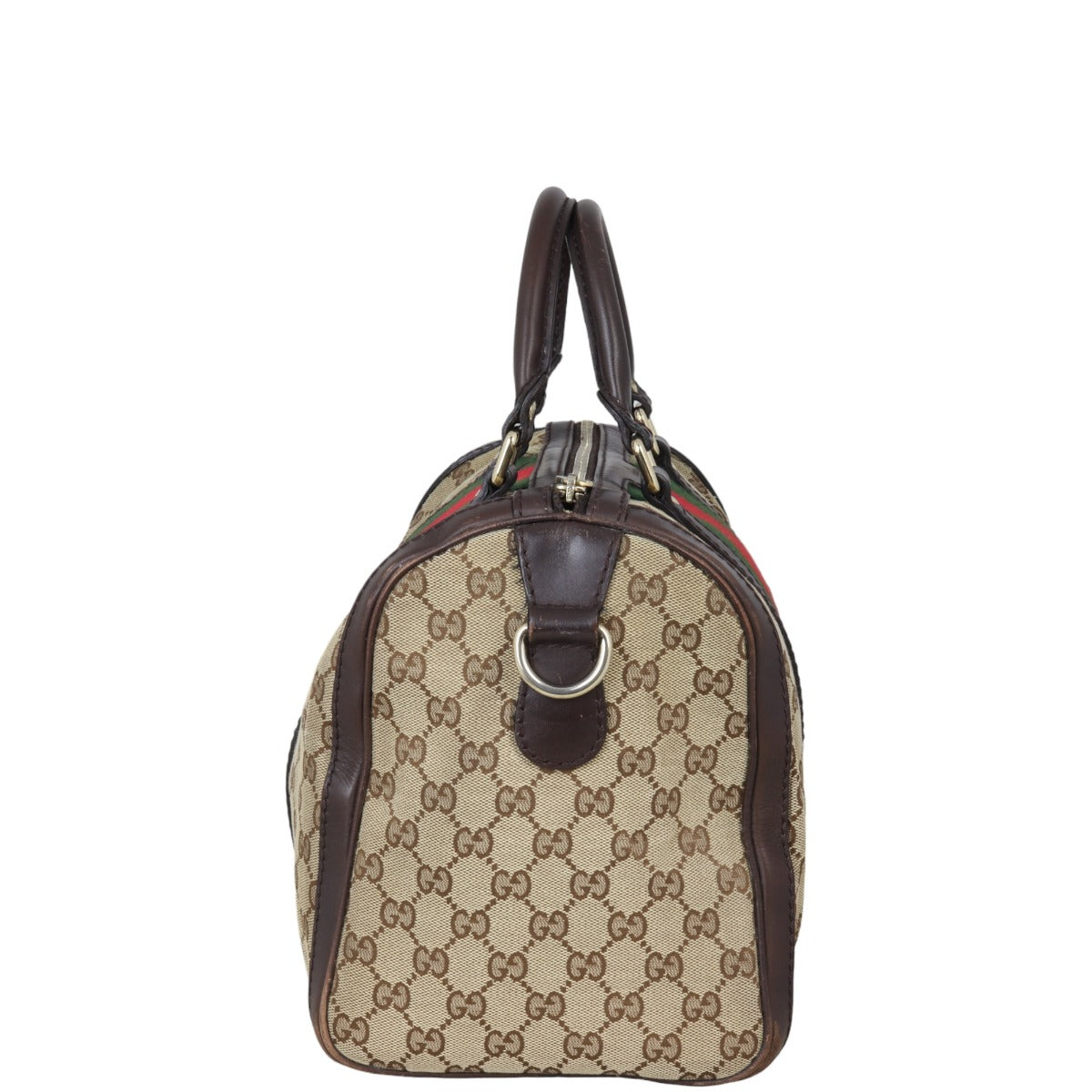 Gucci Vintage Web Original GG Boston Bag Medium