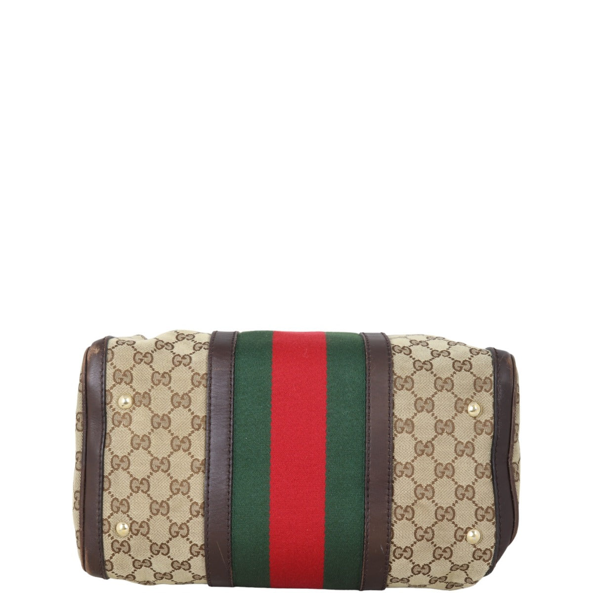 Gucci Vintage Web Original GG Boston Bag Medium