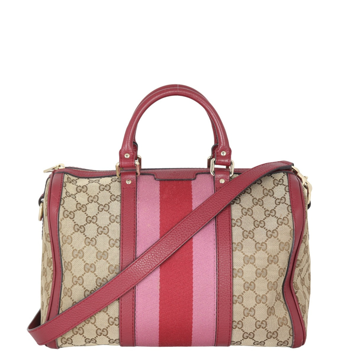 Gucci Vintage Web Original GG Boston Bag Medium