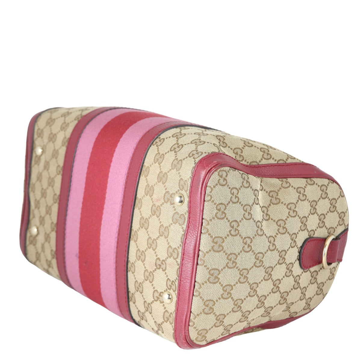 Gucci Vintage Web Original GG Boston Bag Medium