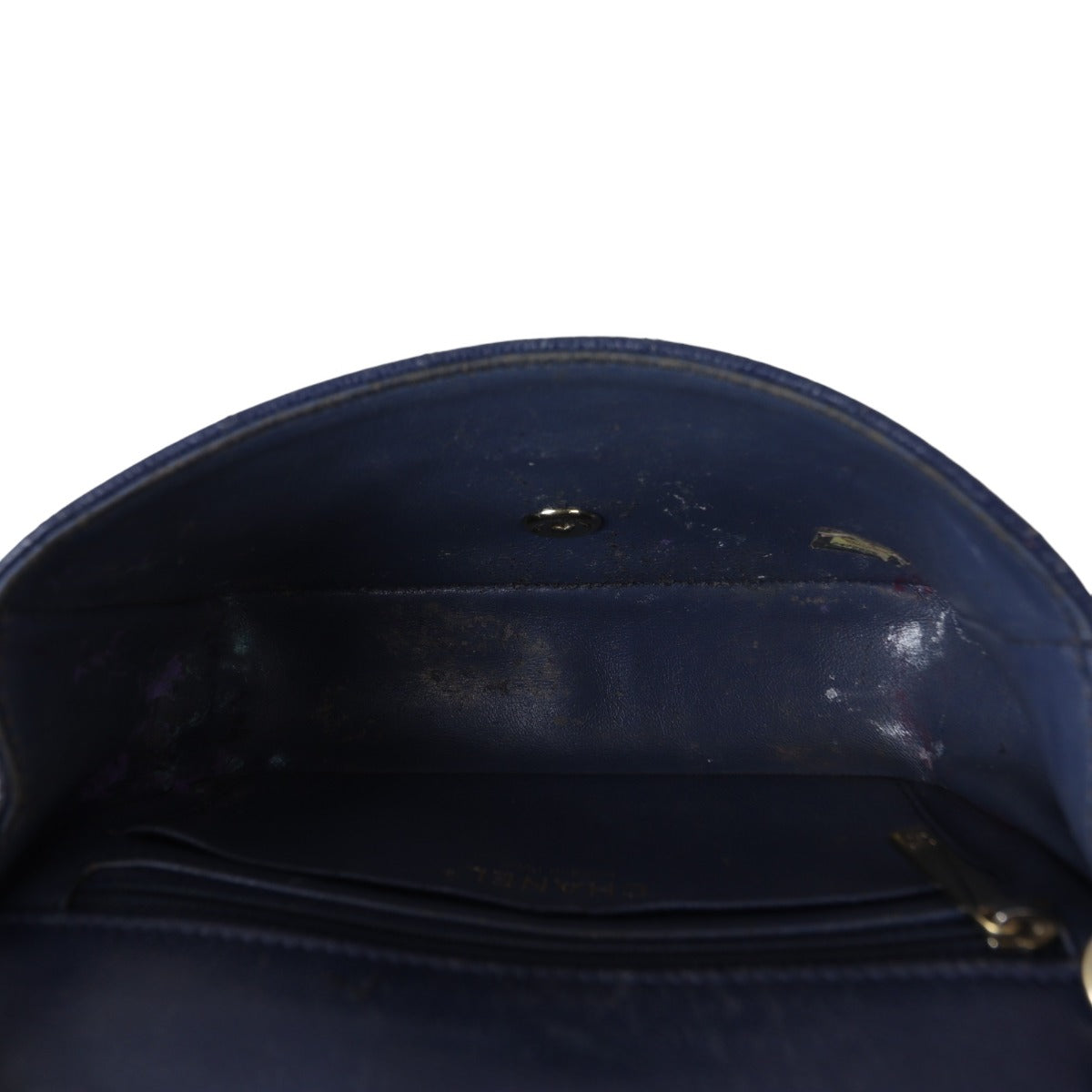 Chanel Classic Flap Mini Rectangular Bag Caviar | Navy Blue