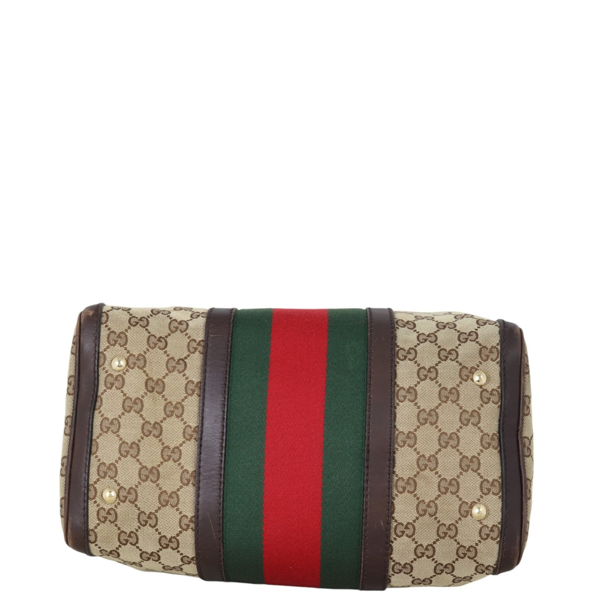 Gucci Vintage Web Original GG Boston Bag Medium