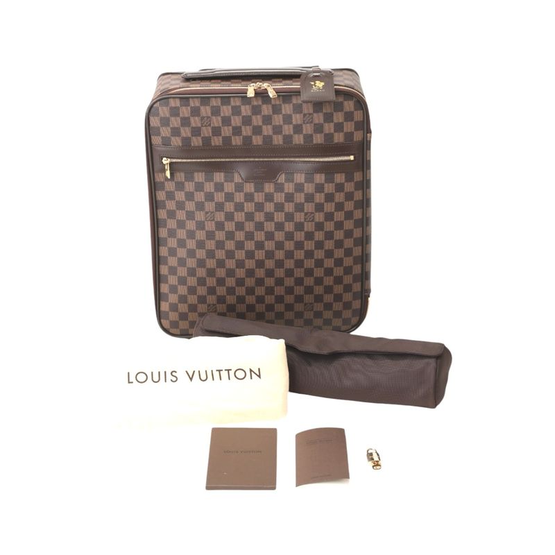 Louis Vuitton Damier Travel Bag with Casters Pegase 45 Carry-on Bag