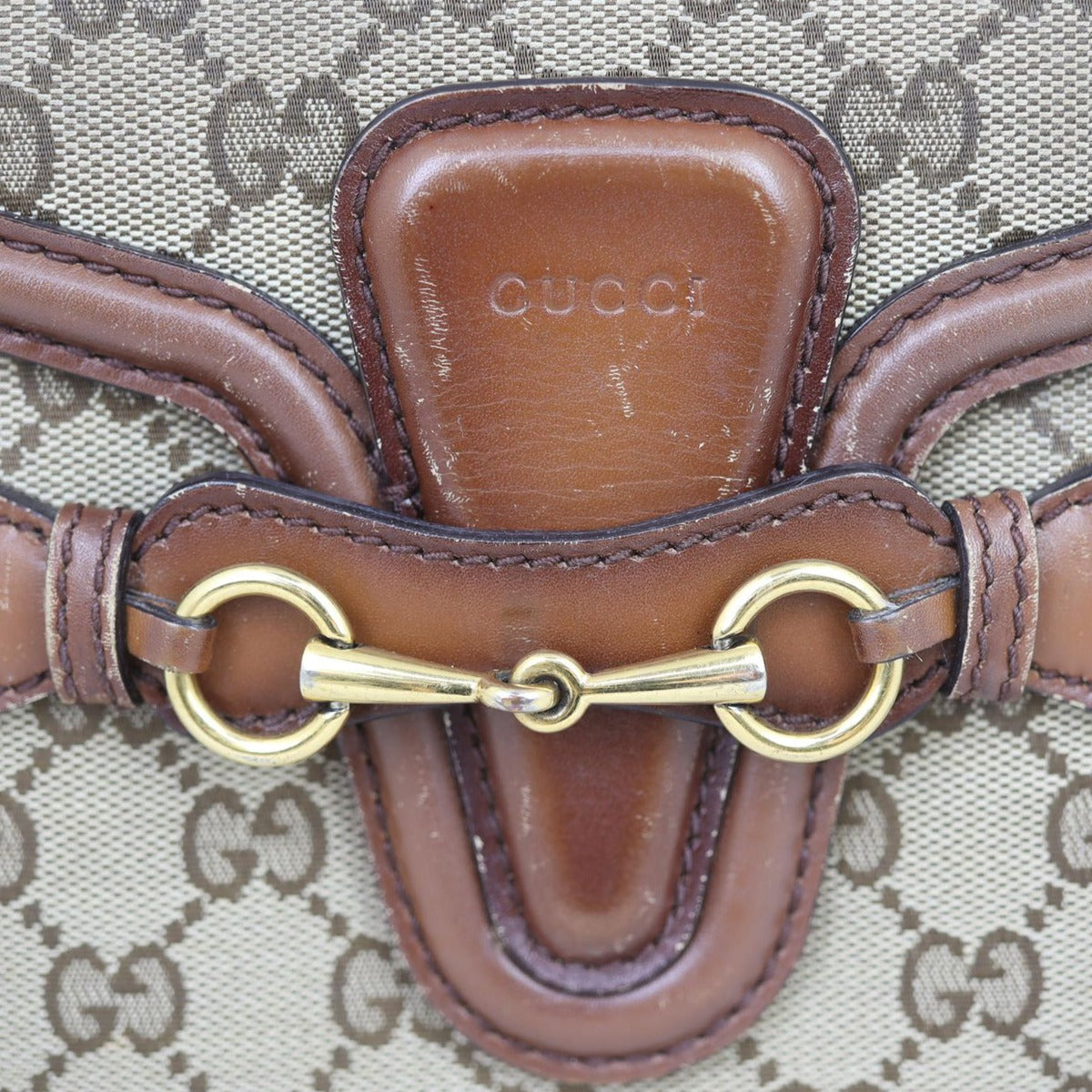 Gucci Original GG Lady Web Shoulder Bag