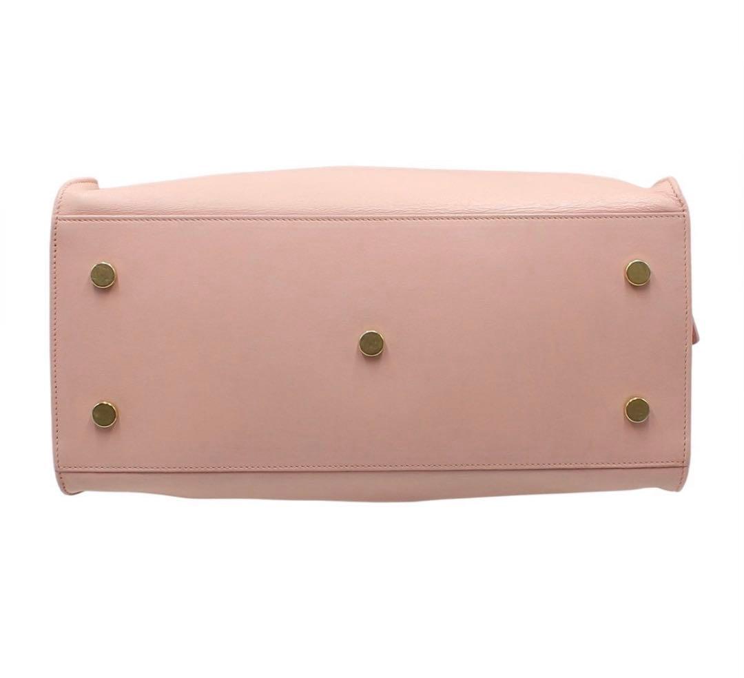 Saint Laurent Leather Small Cabas 2-Way Bag