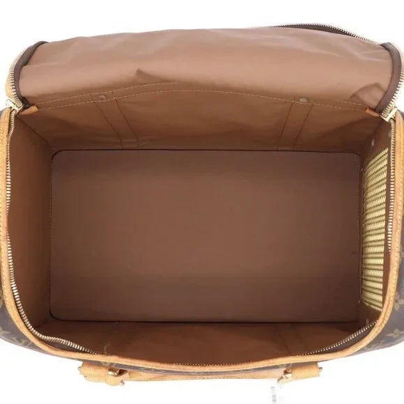 Louis Vuitton Sac Chien 40 dog Carrier Monogram Pet Travel Bag Purse
