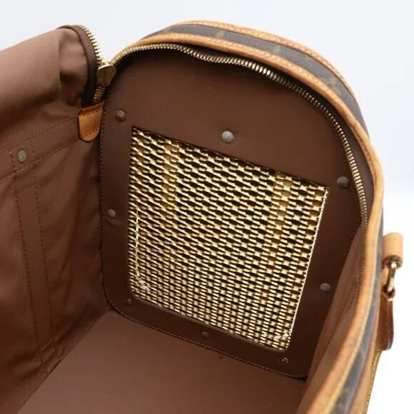 Louis Vuitton Sac Chien 40 dog Carrier Monogram Pet Travel Bag Purse