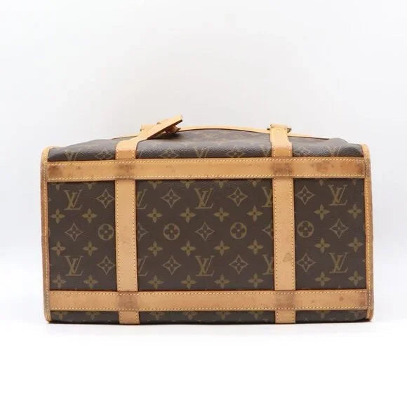Louis Vuitton Sac Chien 40 dog Carrier Monogram Pet Travel Bag Purse