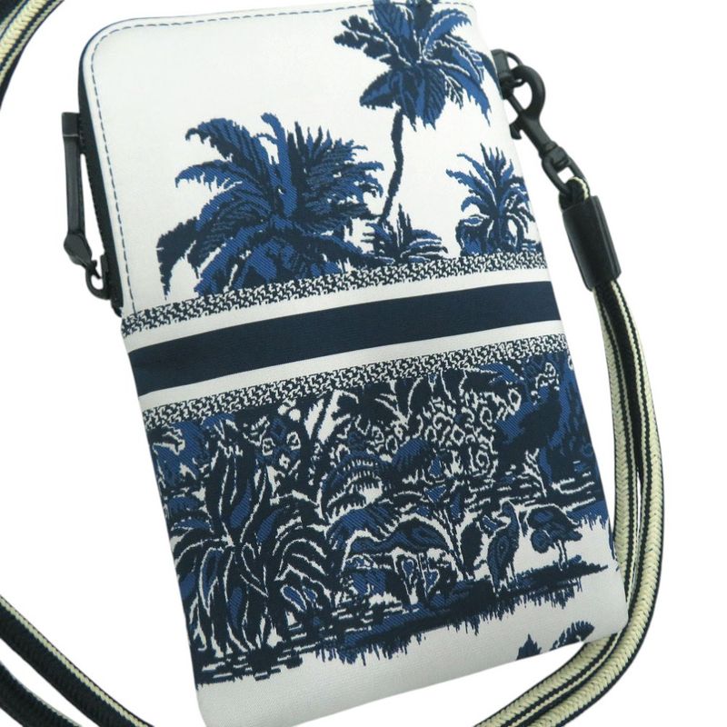 Christian Dior Multifunction Pouch Travel S5494 Sntj Nylon Technical Fabric Blue