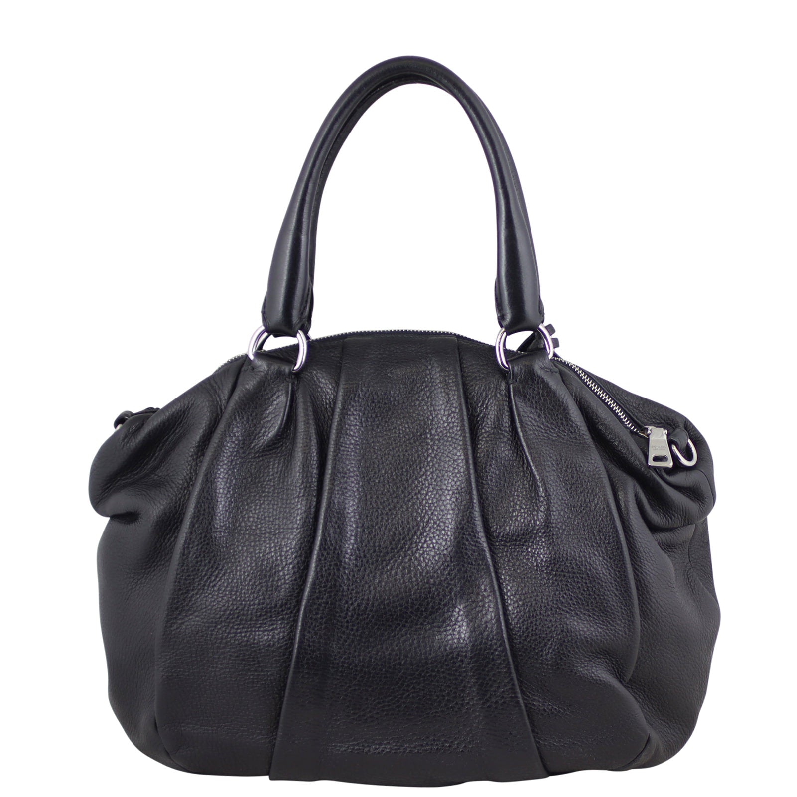 Prada Cervo Antik Bauletto Bowler Bag