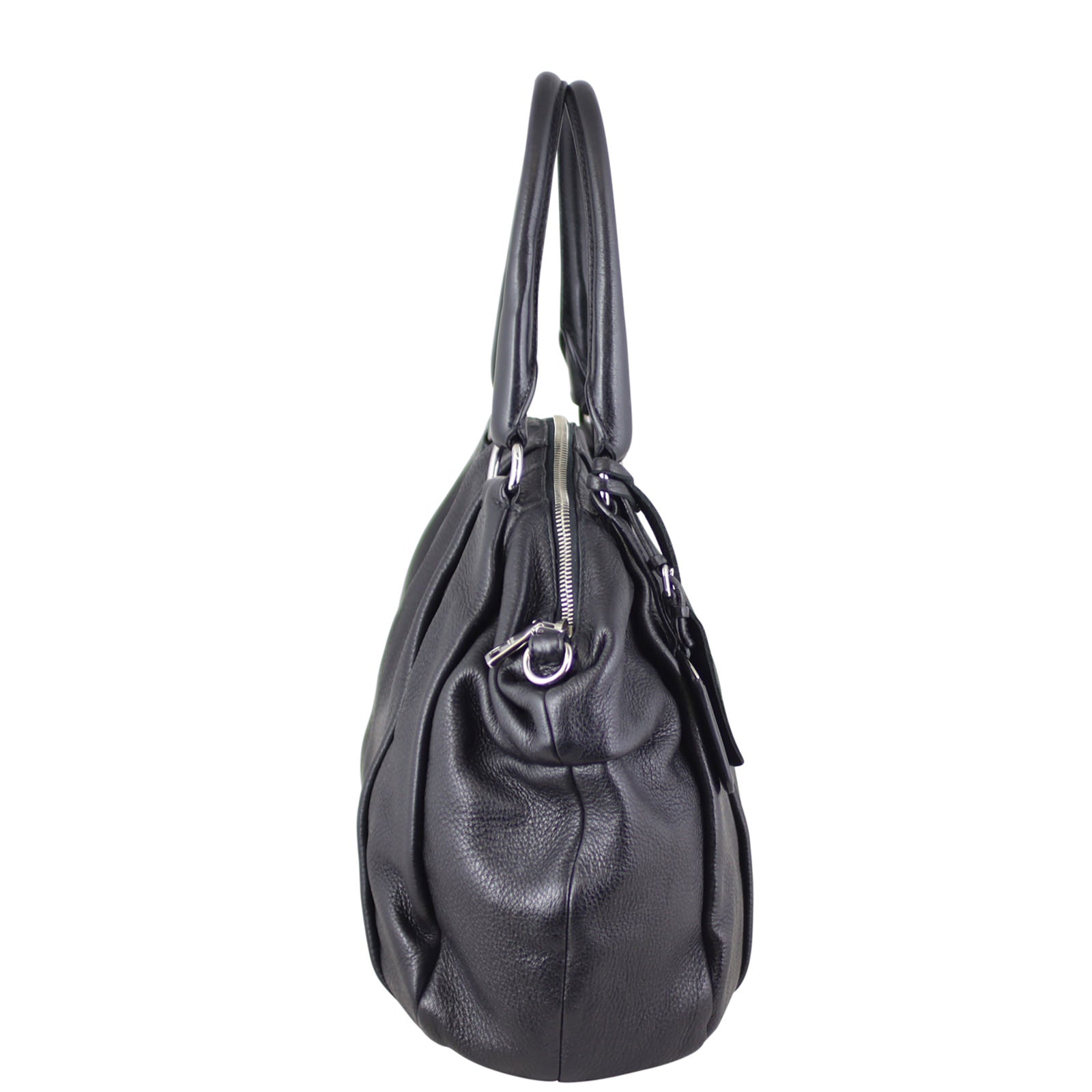Prada Cervo Antik Bauletto Bowler Bag