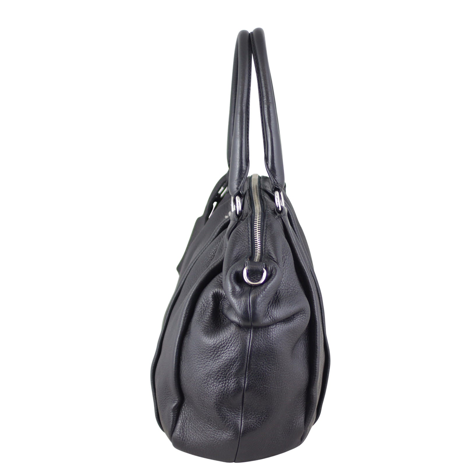 Prada Cervo Antik Bauletto Bowler Bag
