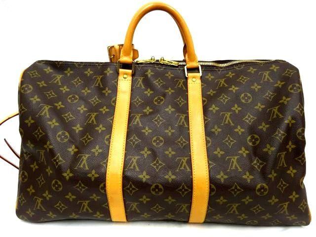 Louis Vuitton Mb1001 Keepall 50 Bandouliere 2-Way Boston Bag Monogram Travel