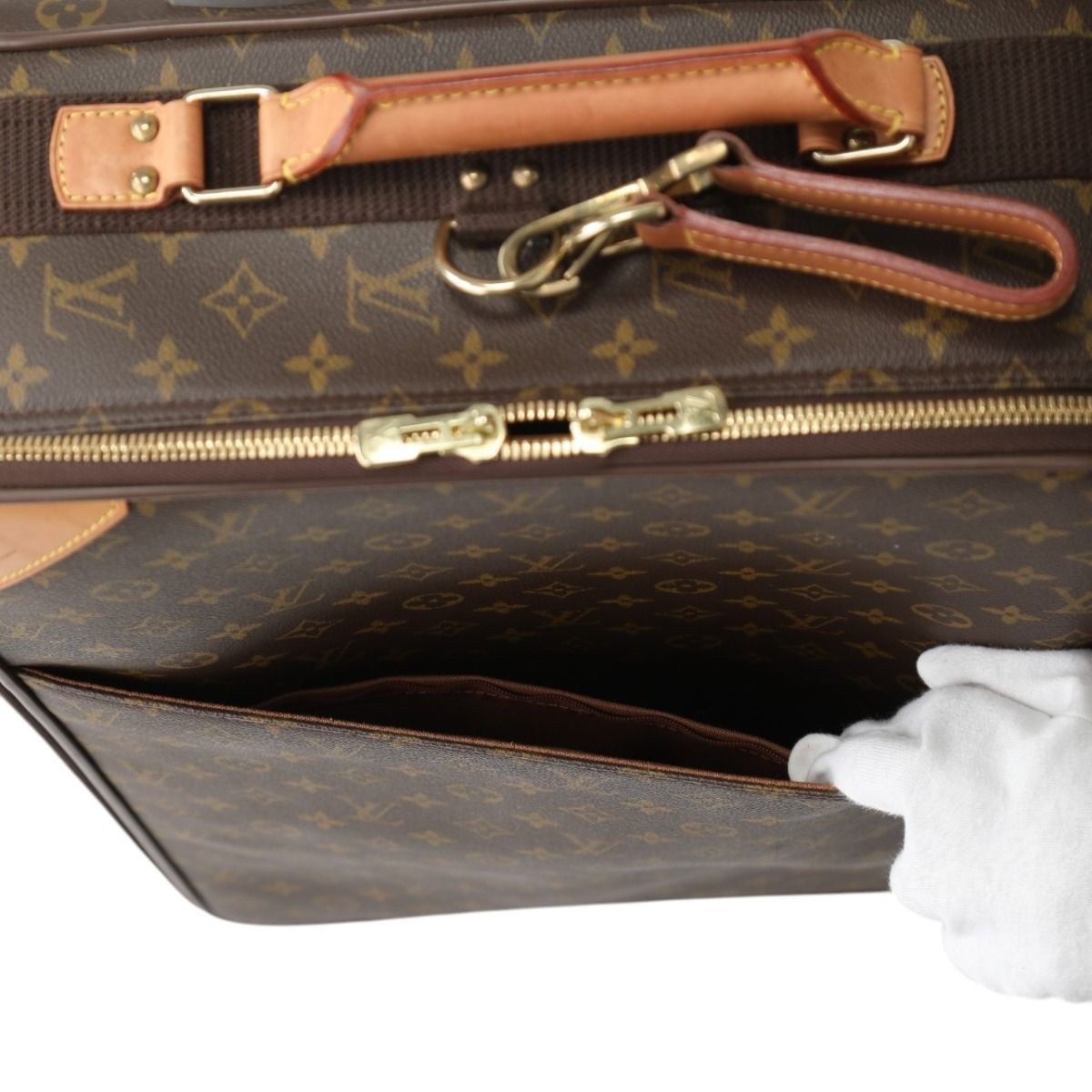 Louis Vuitton Monogram Travel Bag with Wheels Pegase 55 Carry Bag